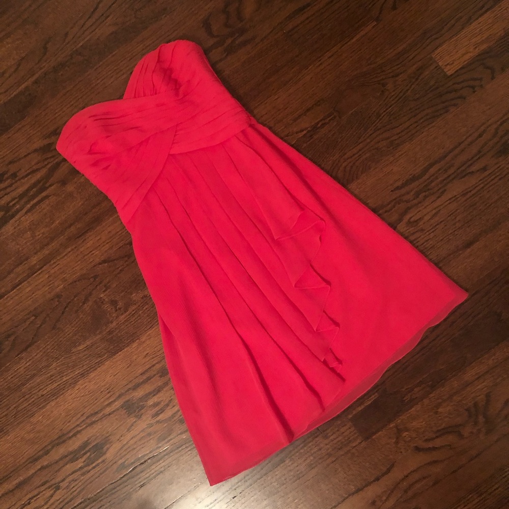 David’s Bridal Peach Dress